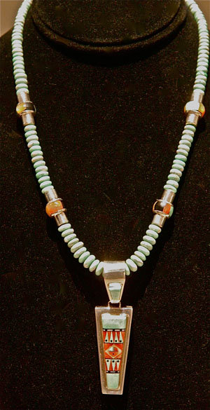 Necklace by Raylan and Patty Edaakie